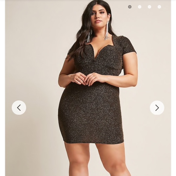 Red Plus Size Zip Up Bodycon Dress From Forever 21 Depop